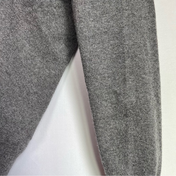 Theory Cashmere Sweater Turtleneck Sz P Gray Minimalist Lightweight Top XS Women - Picture 13 of 14